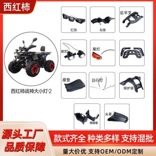 All-Terrain Large and Small Zhanshen Adult Four-Wheel Sand Beach Off-Road ATV Modification Accessories Full Set Plastic Appearance Parts
