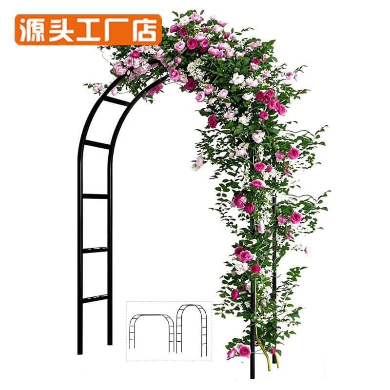 Garden Wedding Arch Background Stand Iron Balloon Arch Flower Trellis Climbing Vine Grape Arbor