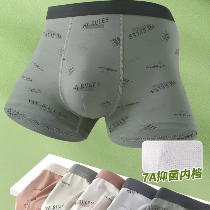 Men's Boxer Briefs Lyocell Cotton Breathable Crotch Shorts 2025 Summer