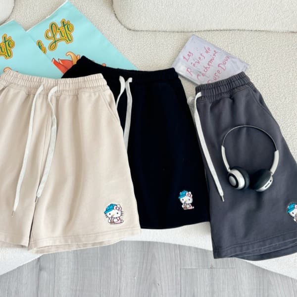 BiaotLife Paper Bag Home Summer Shorts Thin Loose Versatile Casual Pants Trendy American Sportswear