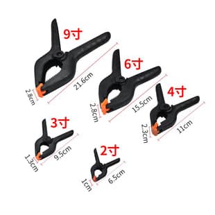 Mini Spring Clamp for Photography Backdrop, Nylon Fixed Spring Clamp, A-Clamp, Heavy Duty Clamp Tool Fixture