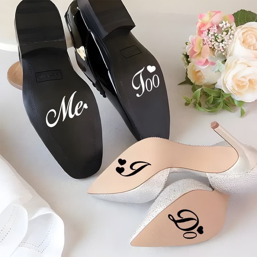 Cross-border Popular Modern Simple Small Size High-Heel Shoes Sole Decorative Sticker ZN3292C