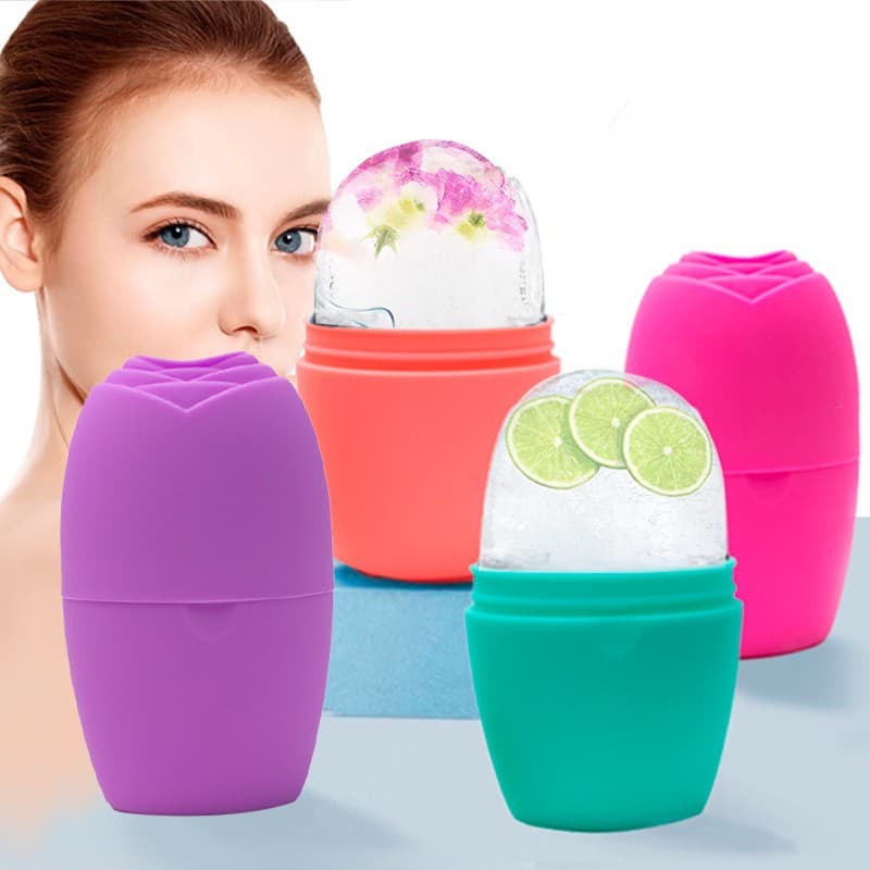 Platinum Silicone Roller Massage Ice Face Mold Ice Roller Ice Face Silicone Ice Mask