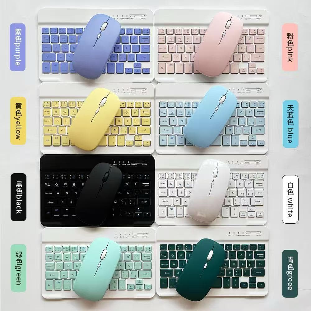 Bluetooth keyboard for iPad Xiaomi Huawei tablet phone keyboard rechargeable wireless mouse keyboard set