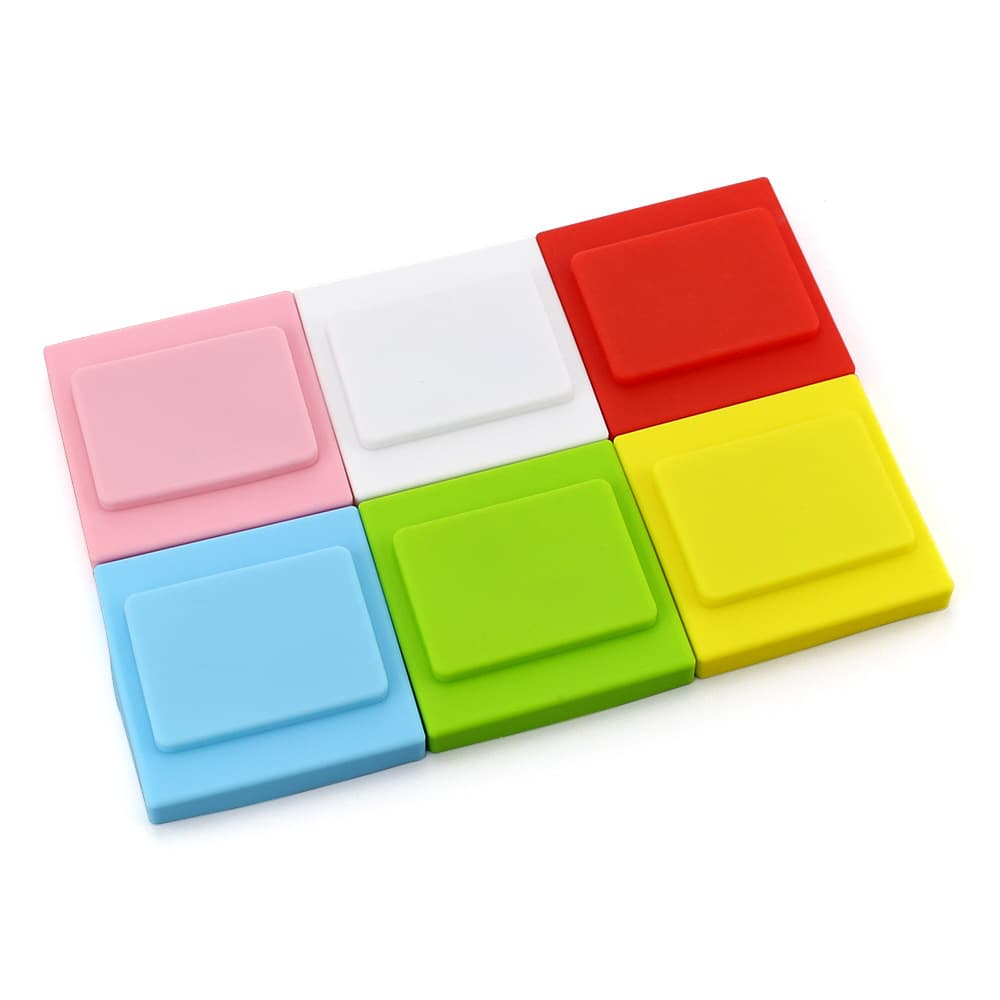 Home Solid Color No-Paste Switch Covers, Dustproof, Moistureproof, Waterproof 86-Type Silicone Protectors with Custom Logo
