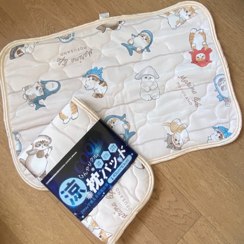 Free Shipping Shark Cat Bread Thief Cooling Pillow Cover Air Conditioning Cold Pillow Mat Summer Cool Quilted Ugly Fish Cinnamoroll