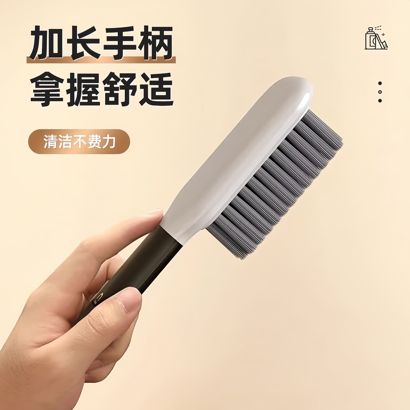Multi-functional Shoe Brush, Shoe Cleaning Tool with Soft Bristles, Non-Damaging, Household Cleaning and Stain Removal, Laundry Brush, Plastic Shoe Polish Brush