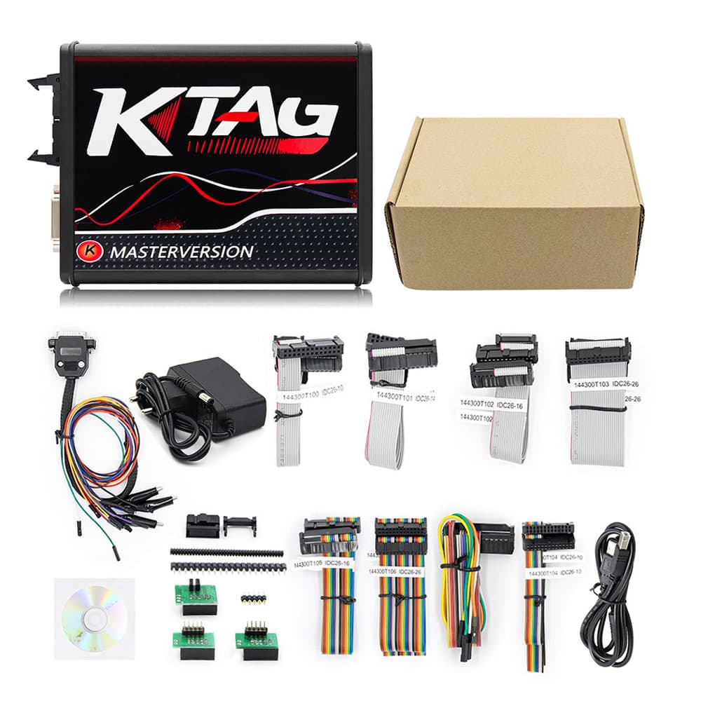 KTAG V7.020 V2.25 Red PCB Red European Version ECU Programmer Unlimited Points Internet-Enabled