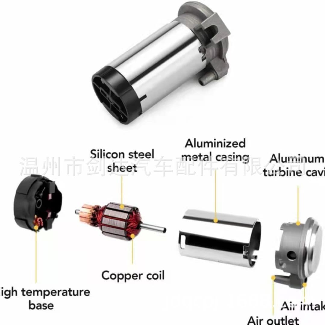 Super Loud Electric High Air Pressure Air Horn Red Black White 12V24V Horn Motor Waterproof High Power Durable