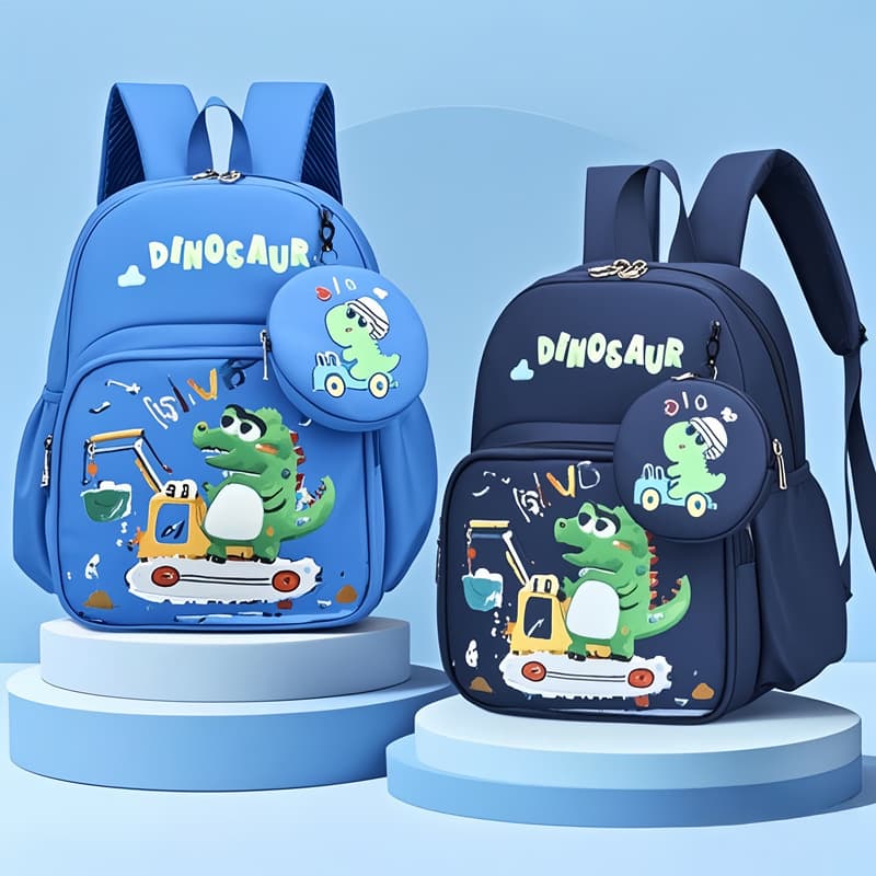 New children's schoolbag boy dinosaur 3 to 6 years old cute kindergarten backpack large and middle class cartoon boy backpack