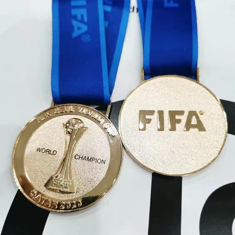 2022 World Cup Medals Cross-Border Hot-Selling Football League Medal Production Qatar Football Match Medals Wholesale