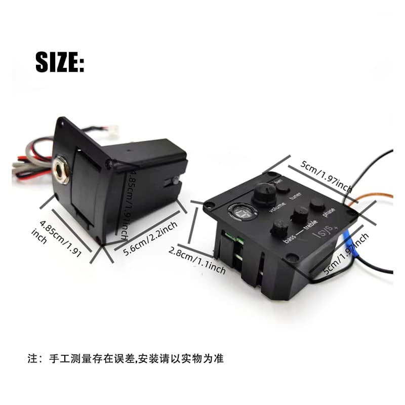 Fisherman Guitar Pickup EQ Acoustic Electric ISYS+ Instrument Accessory Instrument Equalizer Folk LCD Tuner