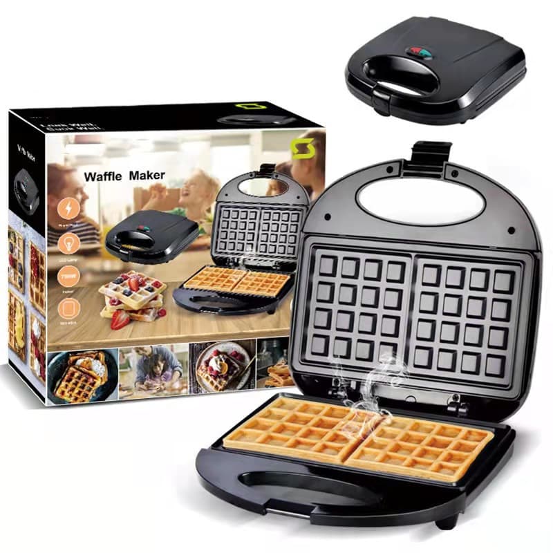 Cross-border E-commerce Breakfast Machine Waffle Maker Commercial Pancake Machine Small Multifunctional 3-in-1 Sandwich Maker