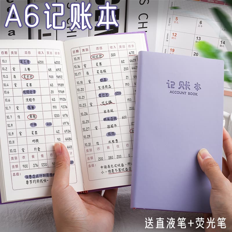 Daily Household Account Book - Detailed financial ledger for family expense management and budgeting.