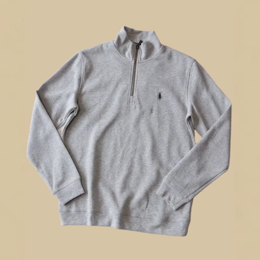 Cross-border Supply Pullover Crew Neck RL Ralph Lauren Small Pony Embroidery Half-Zip Stand Collar Long Sleeve Sweatshirt Unisex