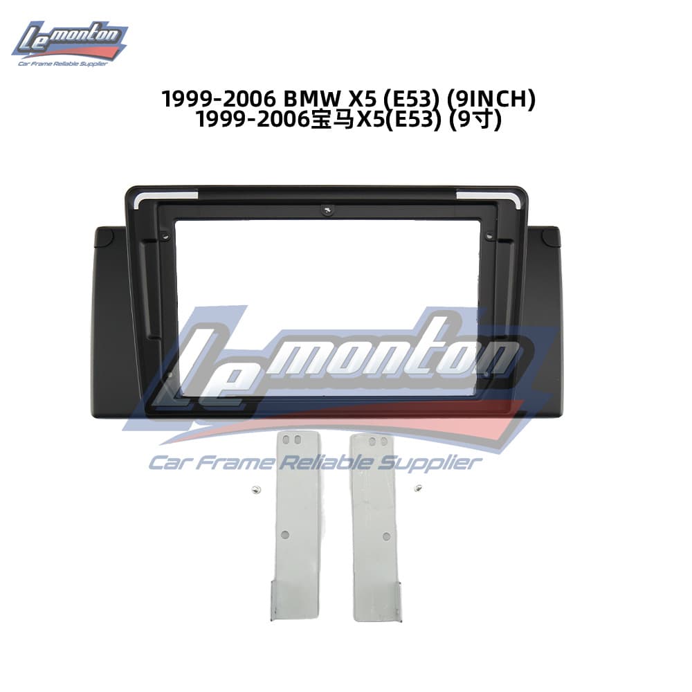 Fit for 1999-2006 BMW X5 (E53) Center Console Navigation Faceplate Android Navigation Universal Frame Large Screen Frame