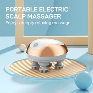 New Head Massager, Mini Scalp Octopus Massager, Electric Kneading Smart Cat Massager