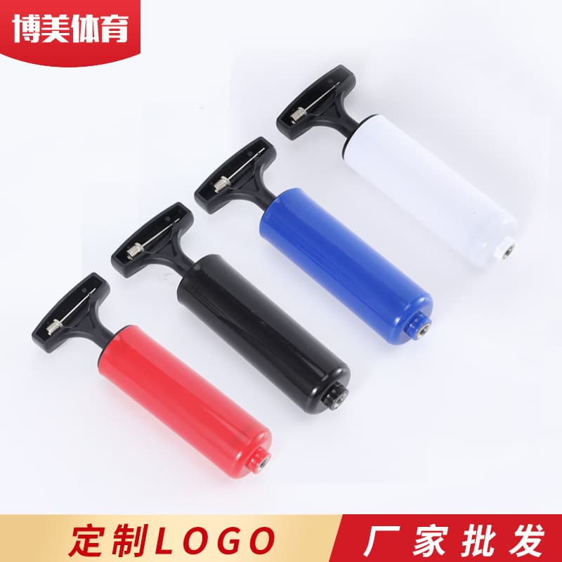 In Stock Plastic High-Volume Hand Push Air Pump Ball Inflation Pump New T-Type Pull 6-Inch Bicycle Pump