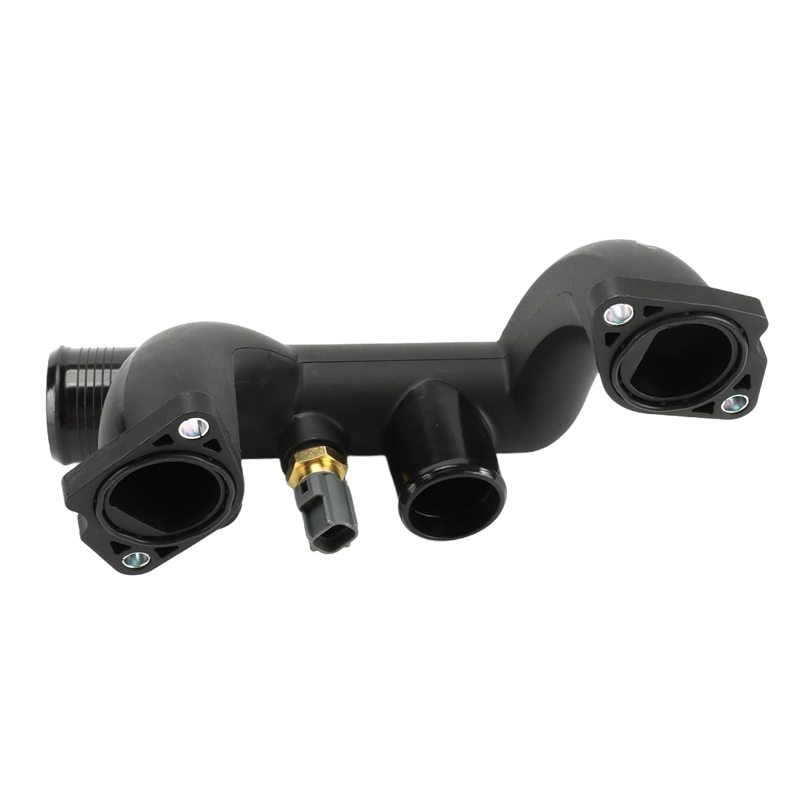 96JV-8A504-BD new thermostat cover outlet pipe with sensor fits 1997-2002 Jaguar