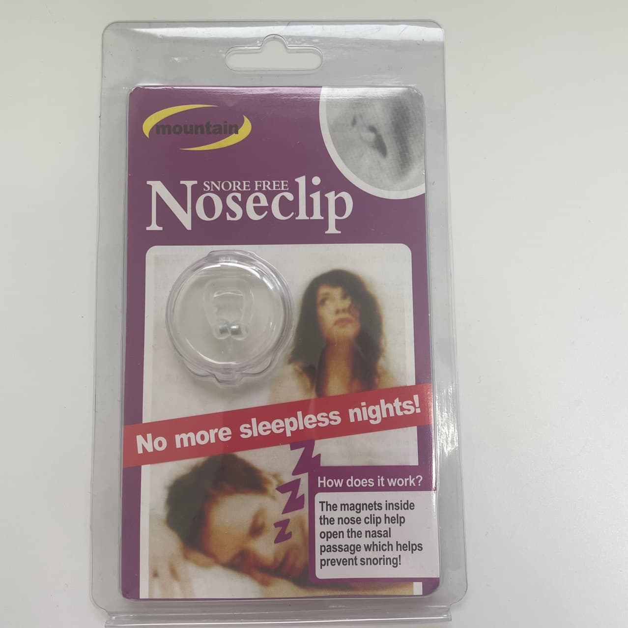 Cross-Border Noseclip Mini Anti-Snoring Device Silicone Nose Clip Stop Snoring Sleep Portable