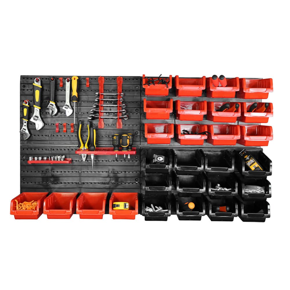 New 46-Piece Tool Pegboard Set Tool Box Storage Box Plastic Parts Box Cross-Border Hot Sale