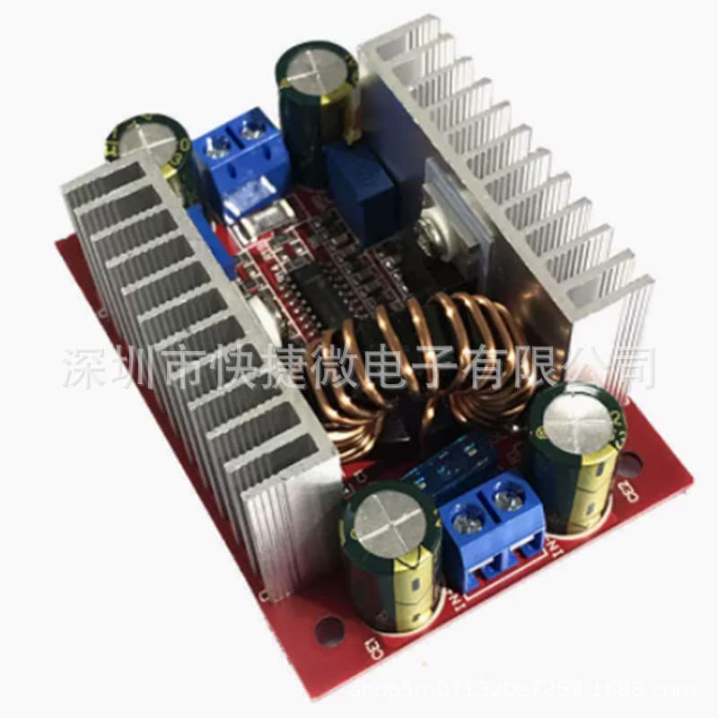 DC-DC high-power constant voltage and constant current boost power supply module, LED boost driver, 400W laptop battery charging.