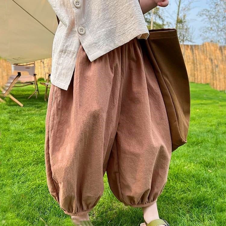 Summer Trousers for Boys and Girls, Thin Style, Street-Friendly Children's Anti-Mosquito Trousers, Fashionable Baby Girl Casual Trousers, Bloomers, Trendy