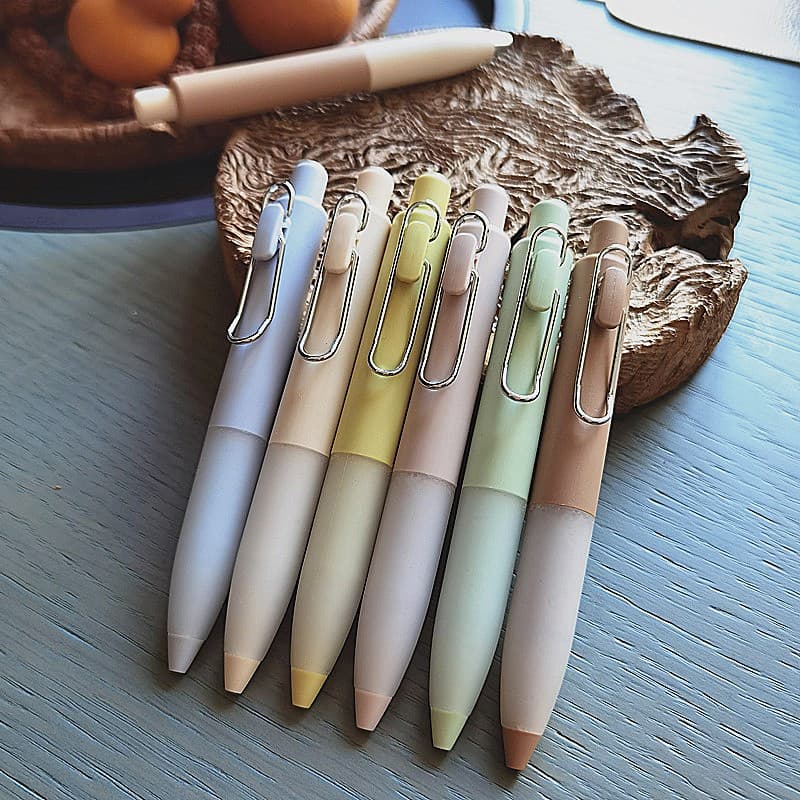 ins pen small thick core radish pen 0.5 press gel pen portable pocket pen wholesale signature pen cute