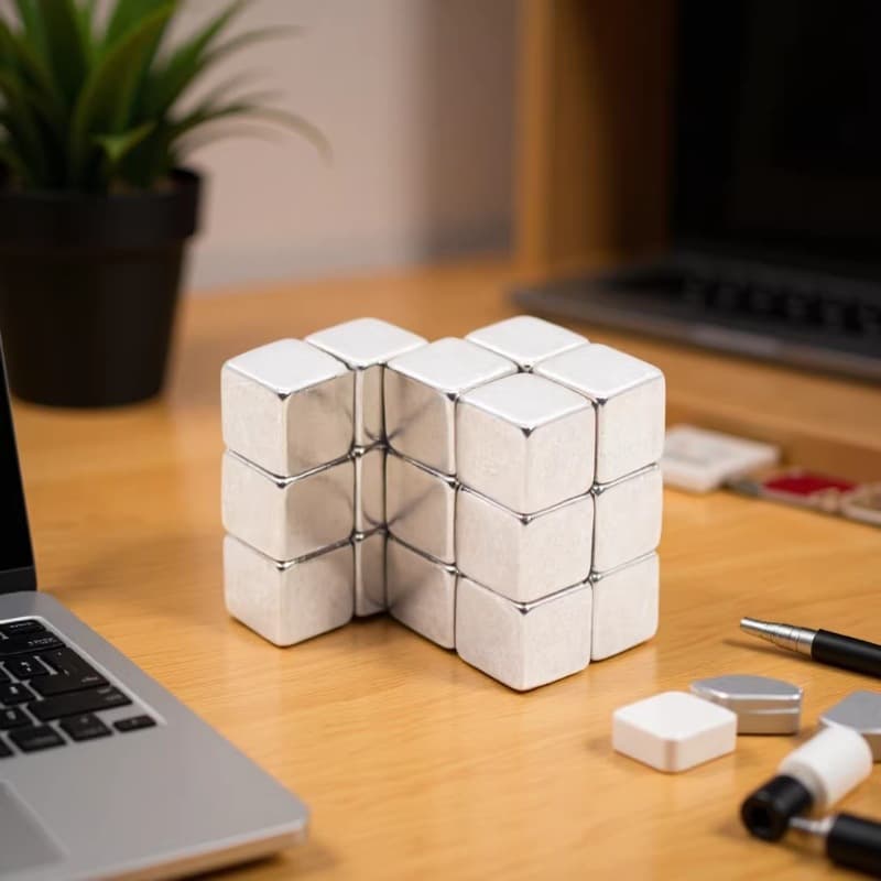 Factory Direct Neodymium Square Magnet Magnetic F10X20X30 Cube Strong Magnet High Temperature Resistant