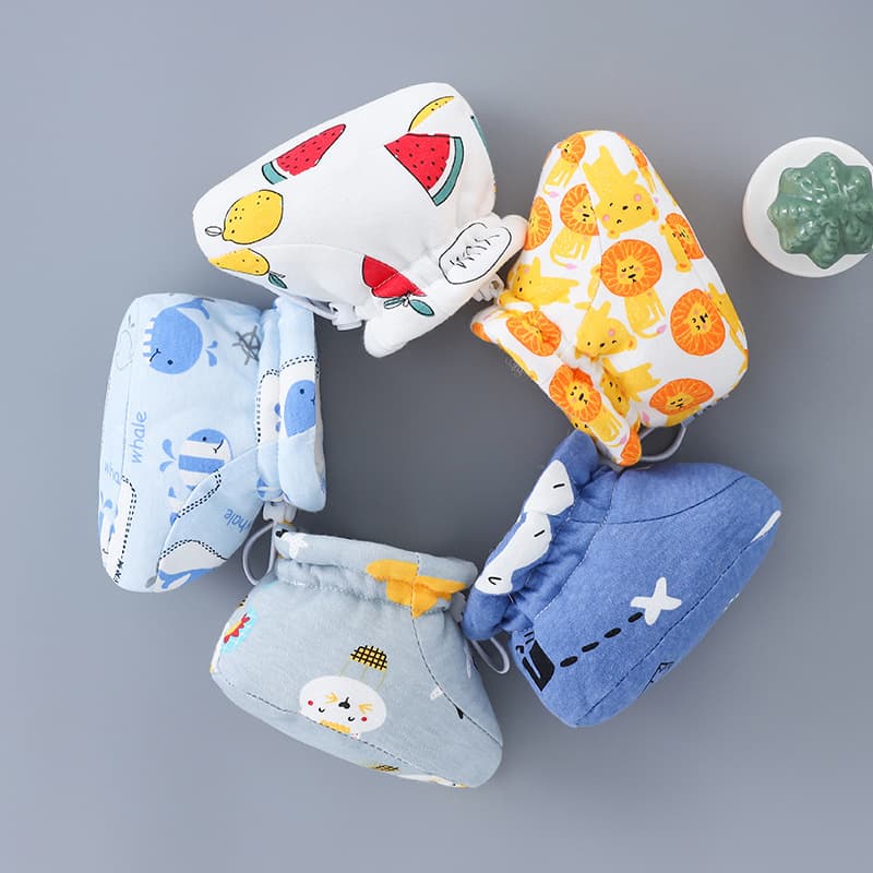 Unisex Baby Cotton Shoes & Socks, Winter Infant Walking Shoes, Warm Fleece-Lined Thick Soft-Soled Non-Slip Wholesale