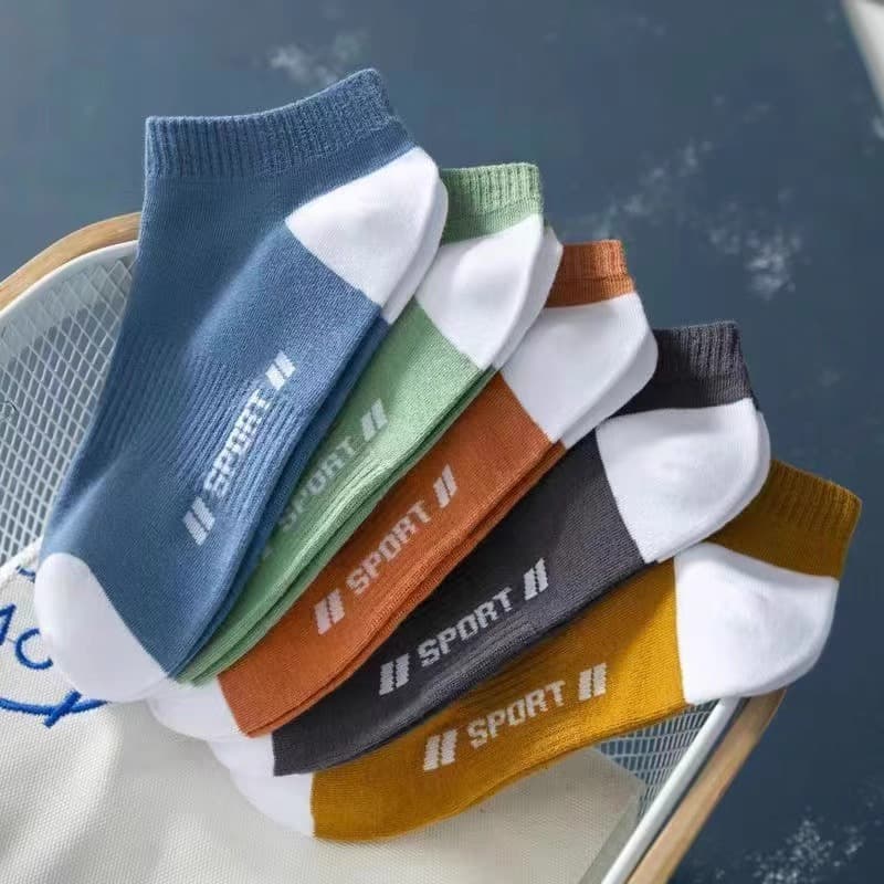 Zhuji Socks Spring/Autumn Men's Short Socks Mid-Calf Socks Low-Cut No-Show Invisible Boat Socks Disposable Socks