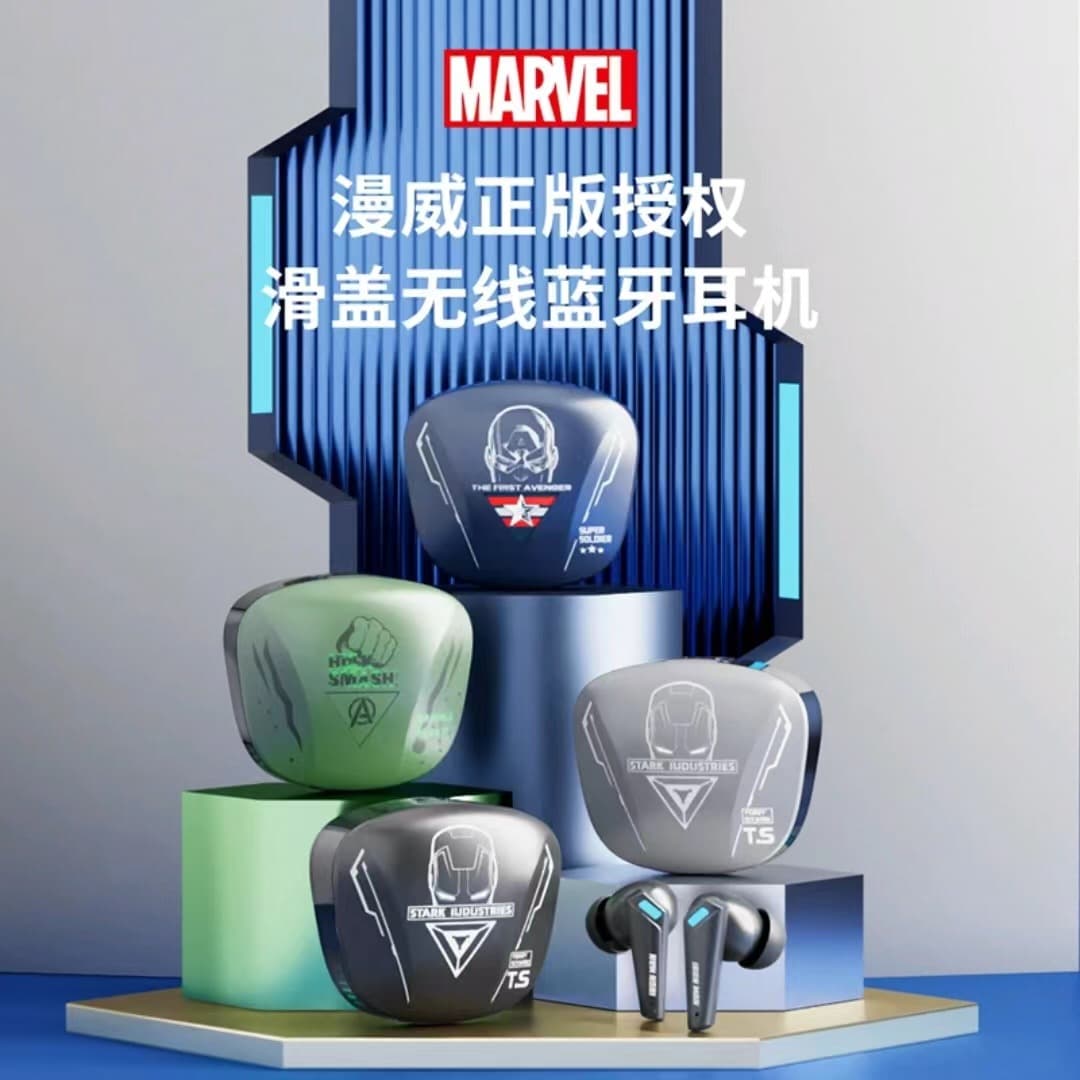 MARVEL Marvel Collaboration S18 Bluetooth Earbuds True Wireless Noise Cancelling Long Battery Life In-Ear Gaming IP Collaboration