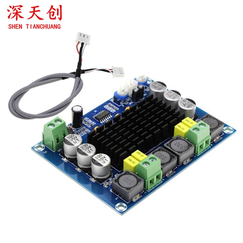 XH-M543 high-power digital amplifier board tpa3116D2 digital audio amplifier two-channel DIY amplifier