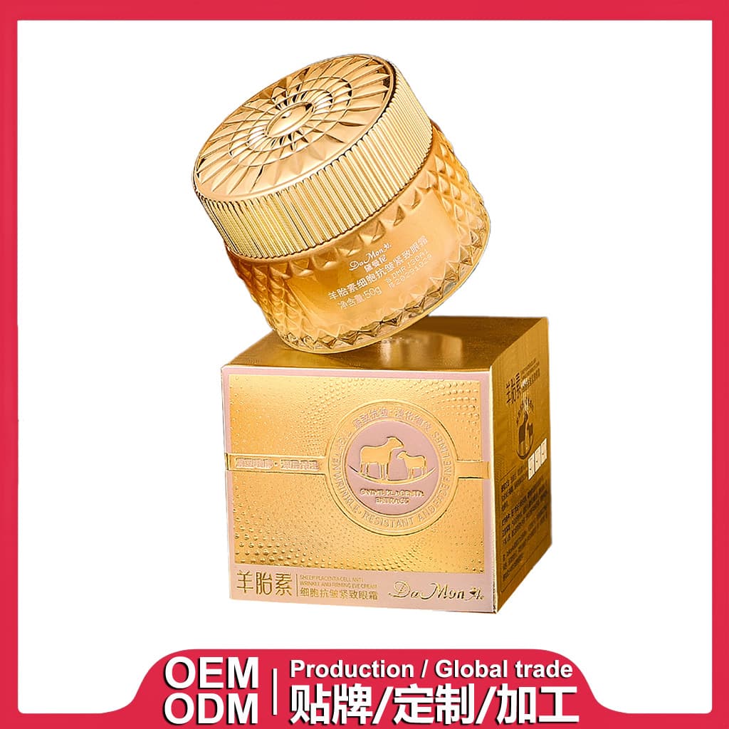 Sheep Placenta Cell Anti-Wrinkle Firming Eye Cream Essence Eye Cream 50g Export Processing OEM/ODM Private Label Customization