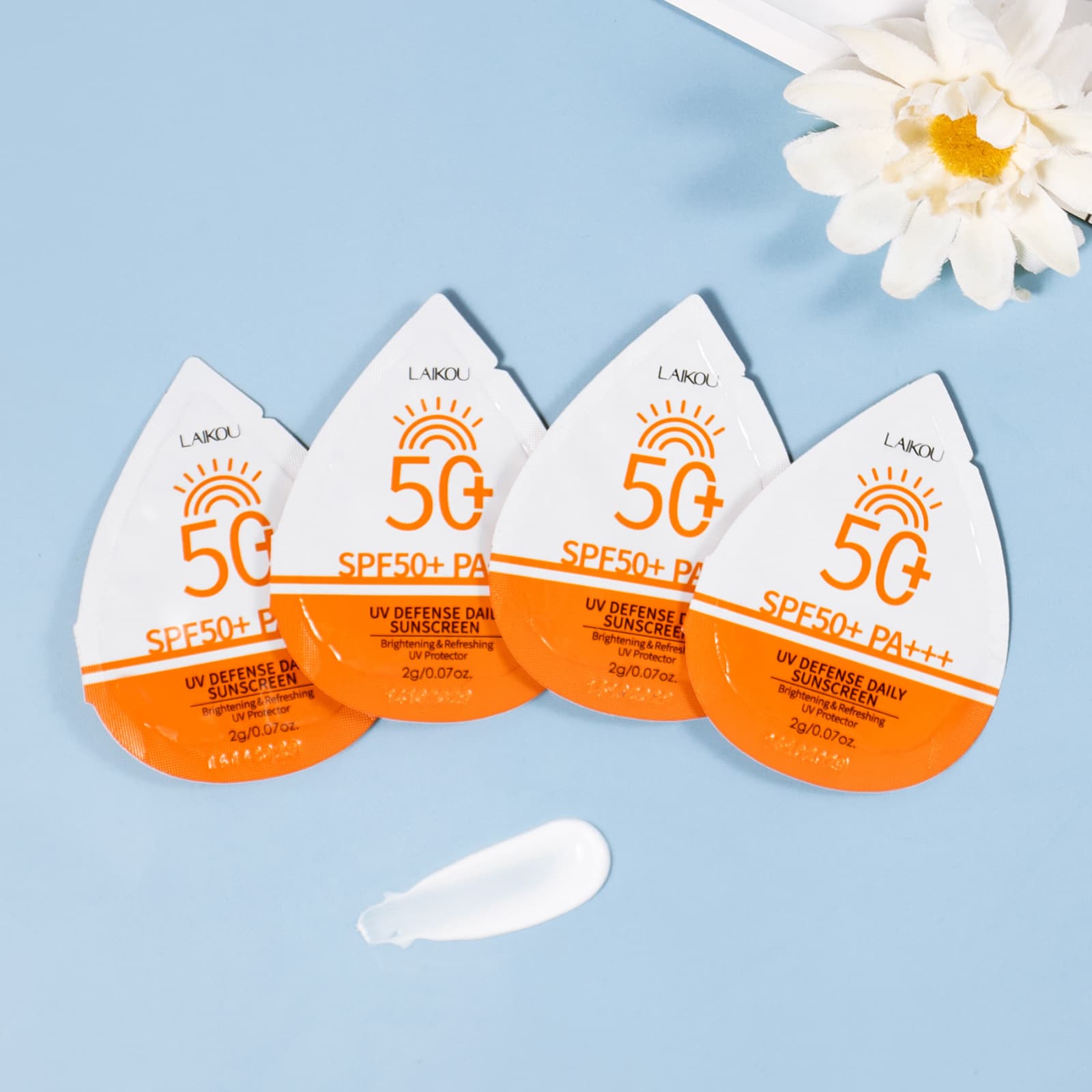 LAIKOU Sunscreen 2g Hydrating Moisturizing Isolation Cream Shrimp Skin Joom Wholesale Universal for All Skin Types