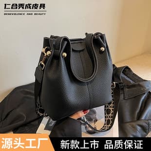 Women's High-Aesthetic Versatile Shoulder Bag, Korean-Style Premium Handbag, Bucket Bag, 2026 Spring Trendy Women's Bag