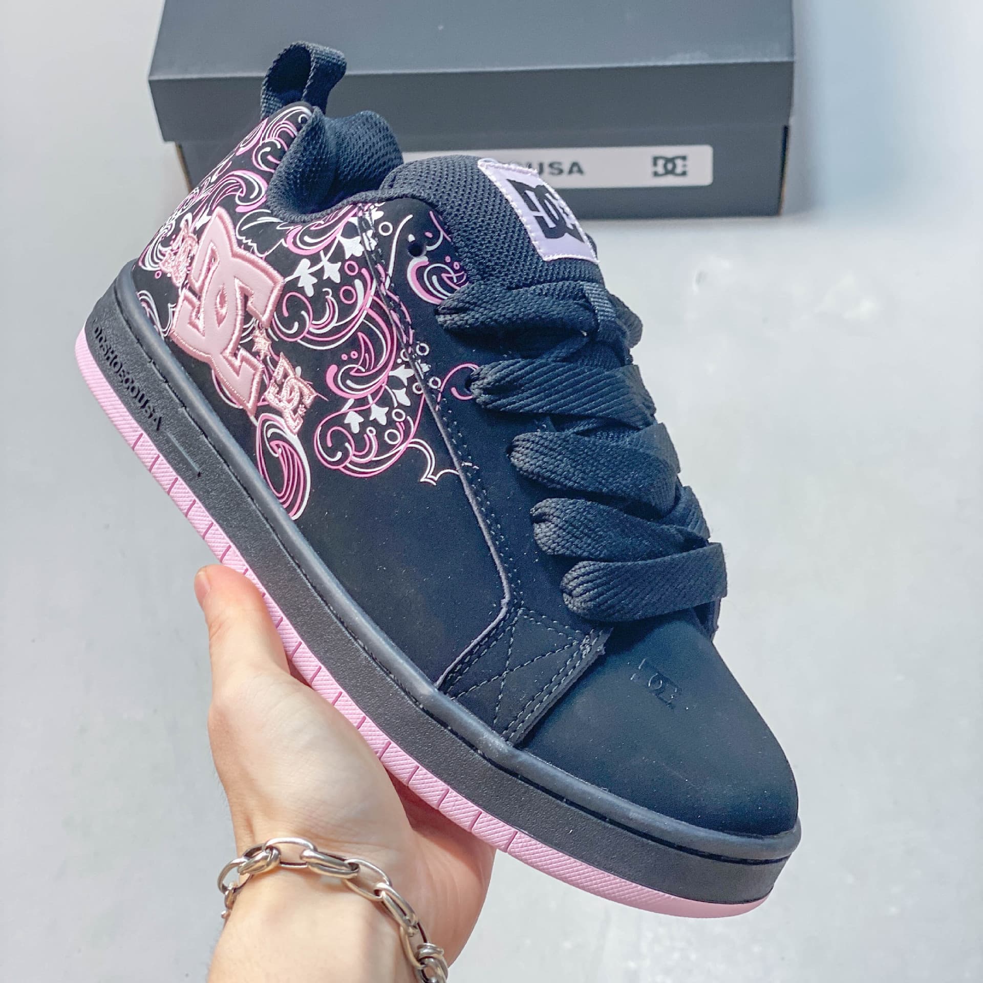 Cross-Border Foreign Trade Dc Shoes Low-Top Sneakers Court Niche Trendy Shoes Casual Skate Shoes