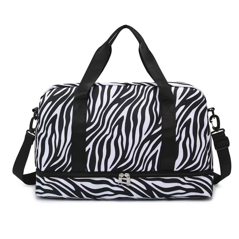 Trendy Large Capacity Travel Bag 2024 New Casual Sports Gym Bag Shoulder Crossbody Short Trip Luggage Bag Wholesale