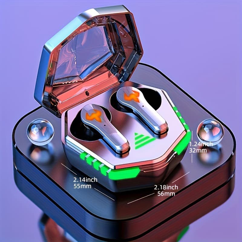 N35 e-sports wireless Bluetooth headset tws dual headset A sports gaming headset phantom breathing light no delay ear