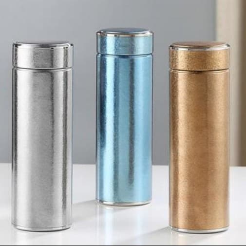 Double-Wall Pure Titanium Thermos for Men, Business Gift Cup for Home/Office/Car Use, Large Capacity