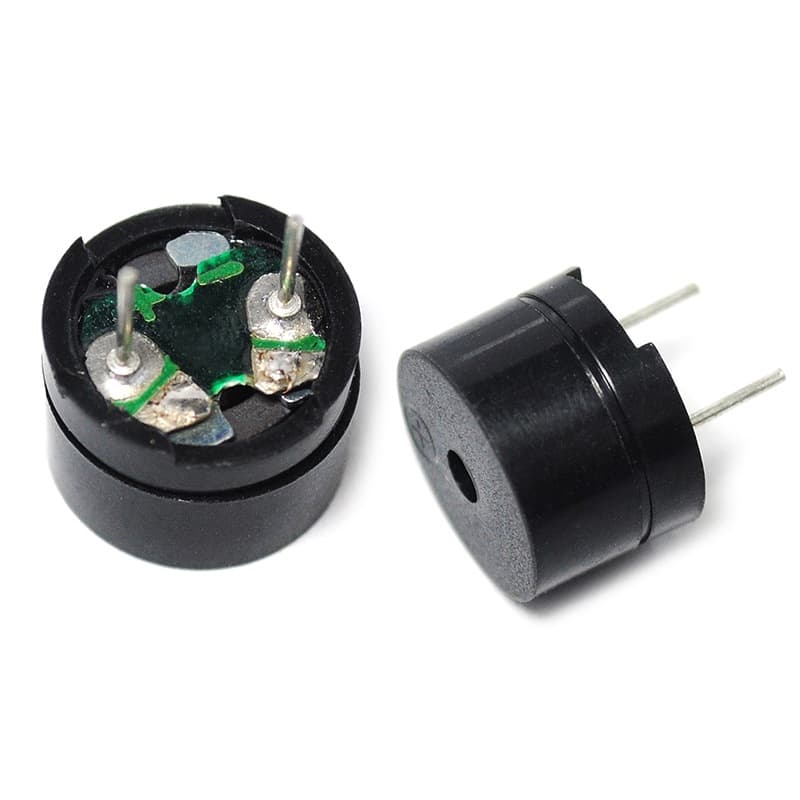 Risym Universal Passive Buzzer Electromagnetic 16 Ohm Impedance AC 3V 5V 12V Compatible (5 pcs)
