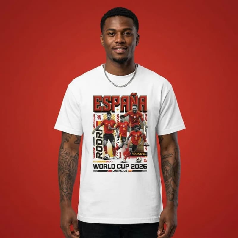 [Cross-border European code] Spain World Cup 2026 Shirt, Lamine Yamal Bootleg