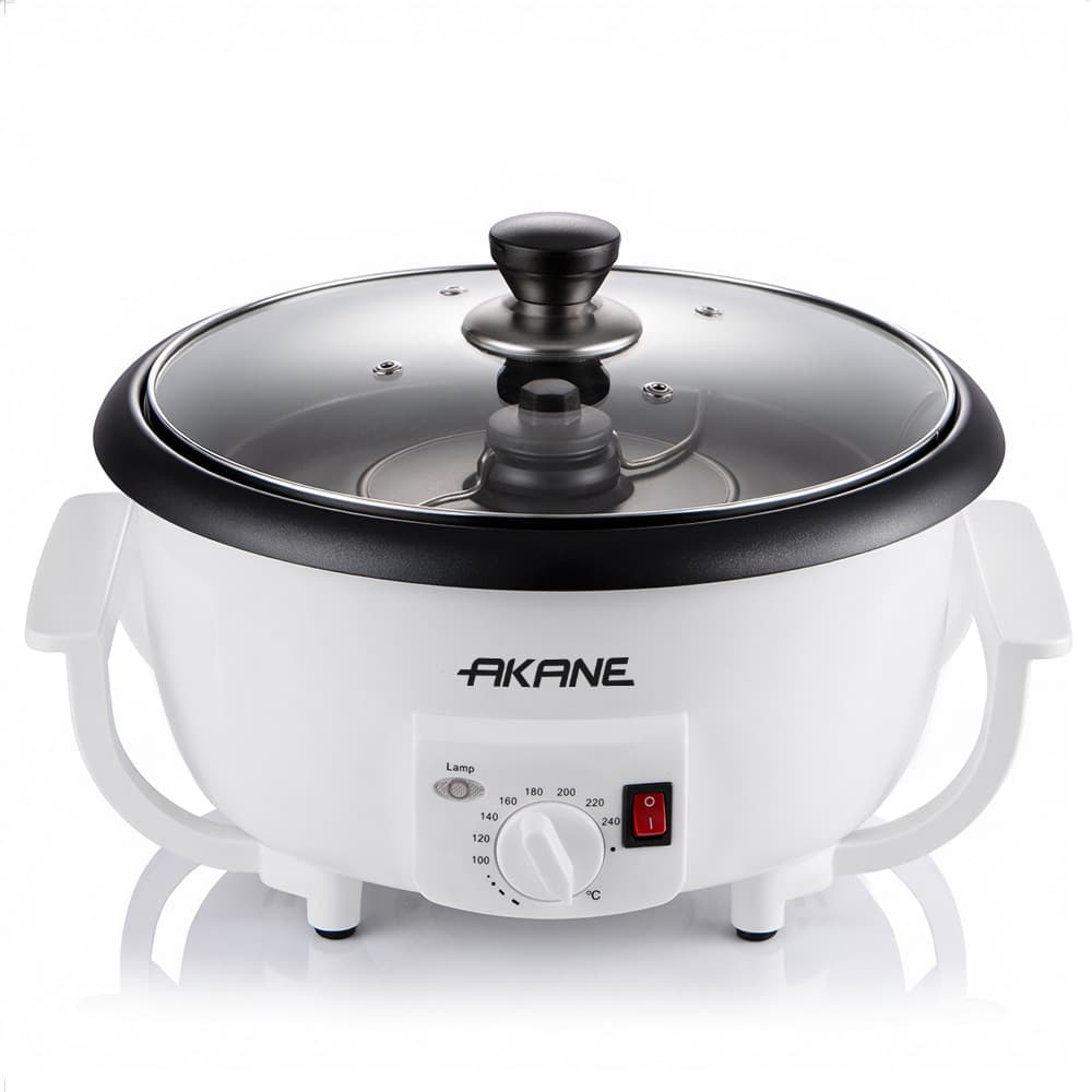 AKANE Cross-border European Standard Home Coffee Roaster Bean Roaster Health Pot Peanut Stir-fry Pan Bean Roasting Machine