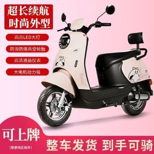 Electric Scooter Little Turtle King High-Speed Electric Motorcycle Light Electric Moped Commuter Vehicle for Men and Women Brand New