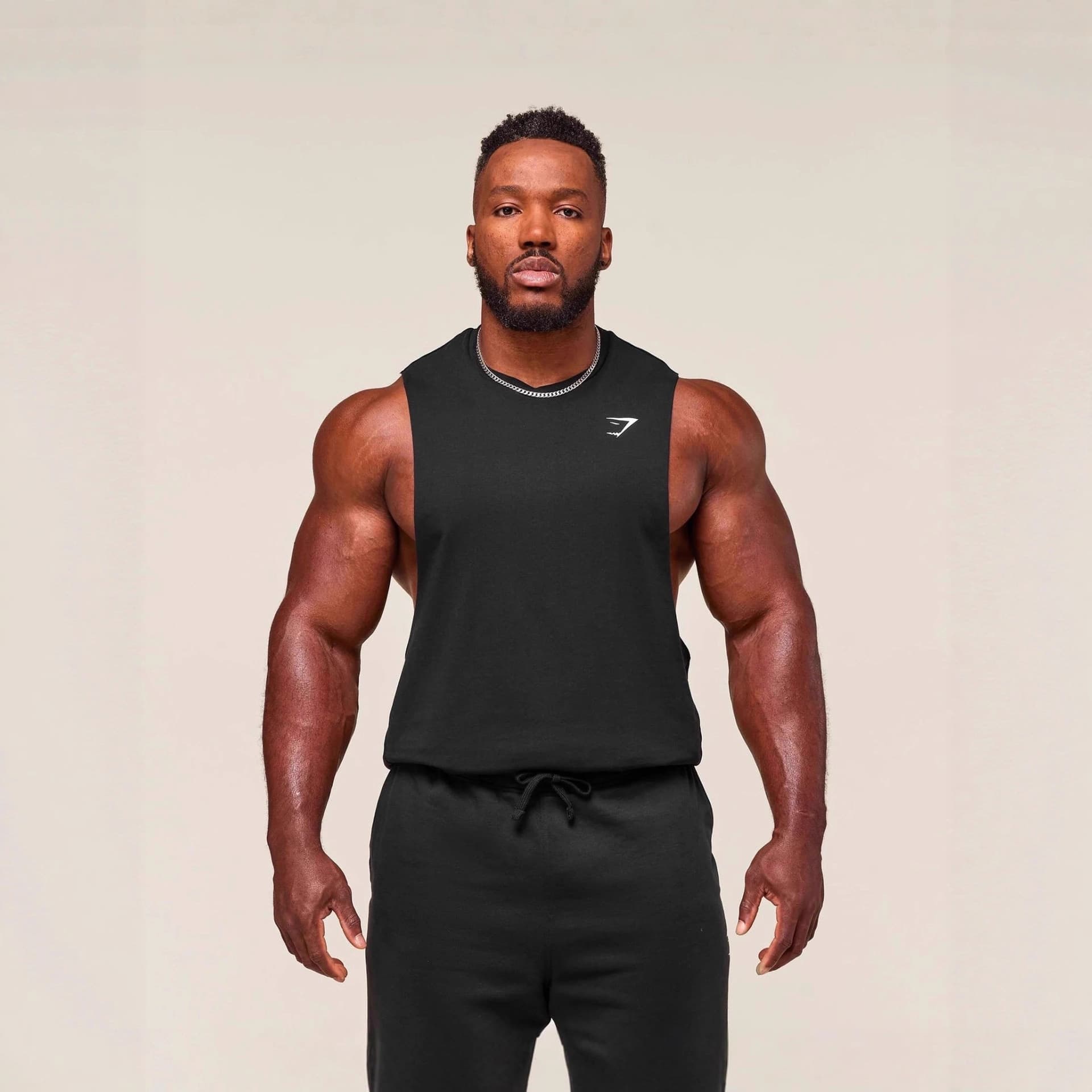 GYMSHARK Men's Vest New Summer Muscle Fitness Training Vest Outdoor Running Casual Breathable Vest