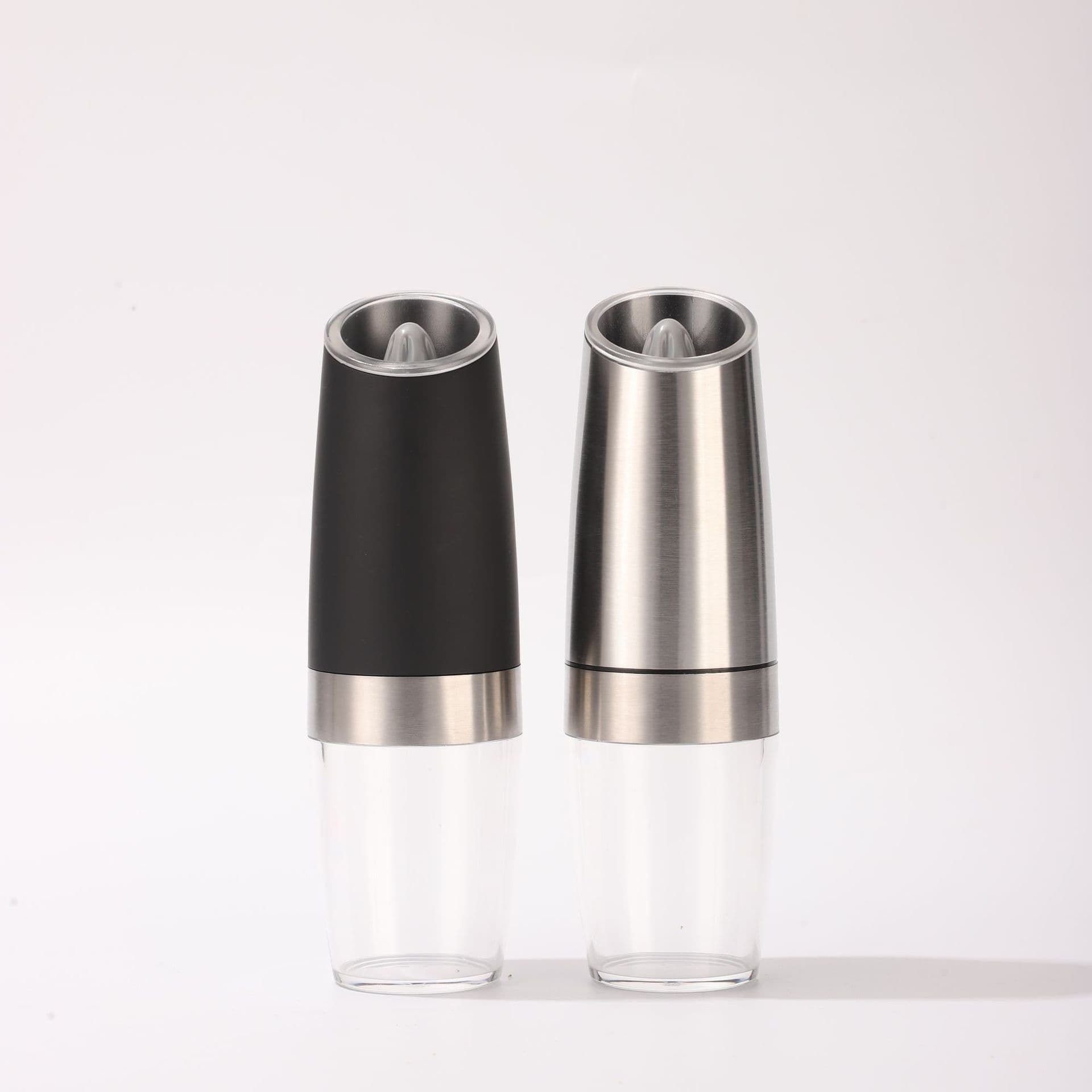 Wholesale Kitchen Multi-functional Stainless Steel Gravity Sensing Pepper Grinder Bottle for Peppercorns and Pepper