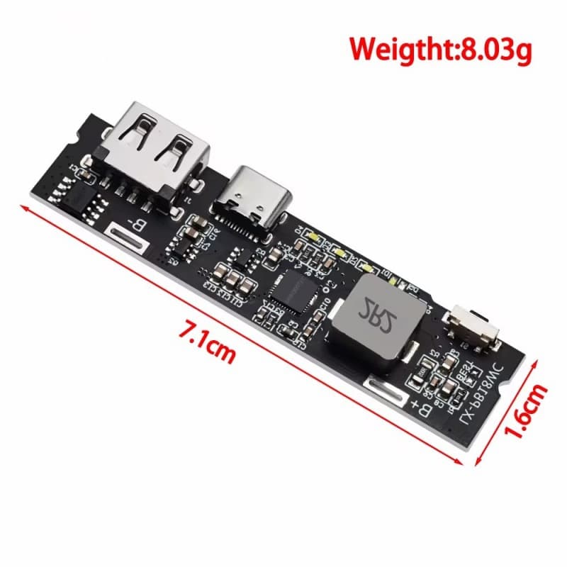 PD Fast Charging Motherboard Module / Mobile Power Bank DIY Normally Open Output Circuit Board QC3.0 / 18W Fast Charging