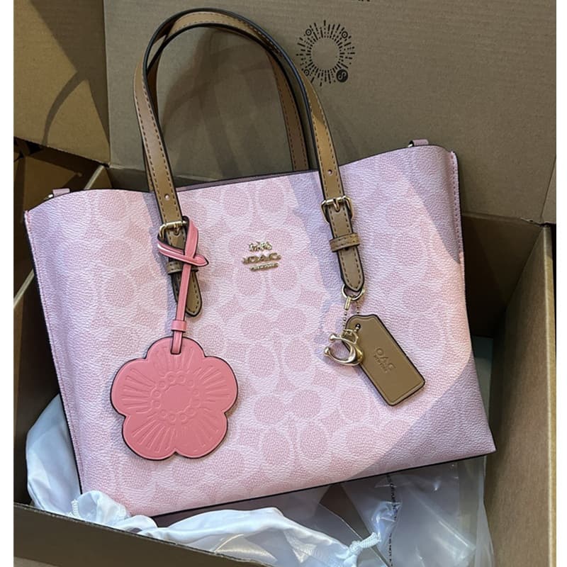 C Home New Jasmine Mollie25 Tote Bag Handheld Shoulder Bag Drawstring Bucket Bag Boston Bag Underarm Bag