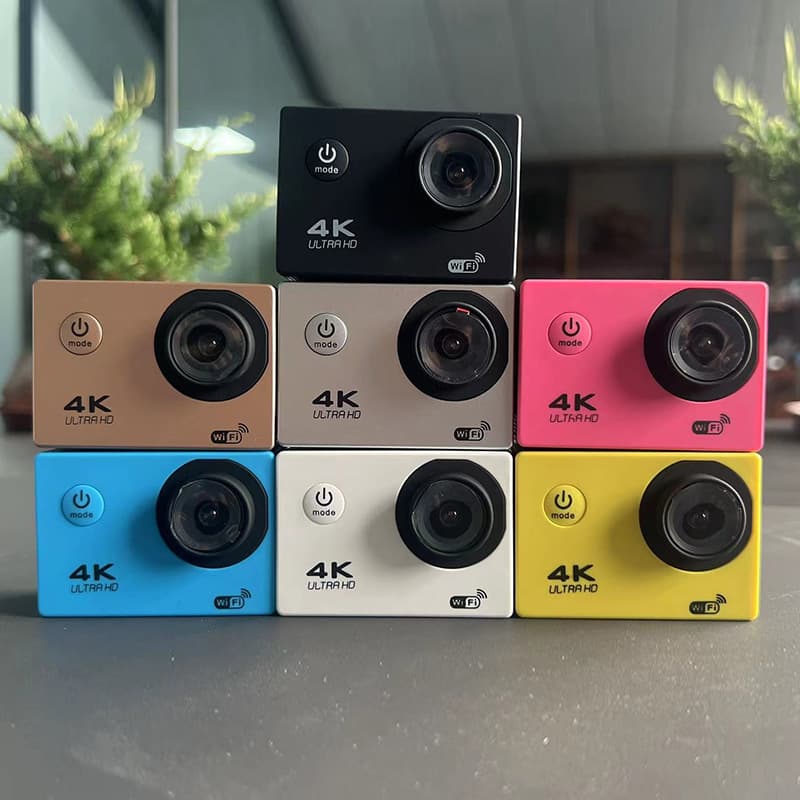 Cross-border 4K Action Camera Wireless WiFi Connect to Phone Outdoor Diving Camera HD Waterproof Cycling Recorder