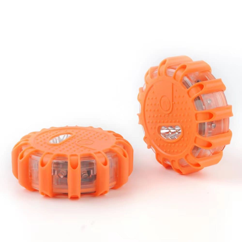 Factory Wholesale Cross-border Construction Emergency Rotating Flash Roof, Strong Magnetic Warning Light, LED 12+3 LED Traffic